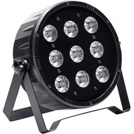 Par LED 9 x 10W RGB, Party lights, Mufa DMX IN/OUT