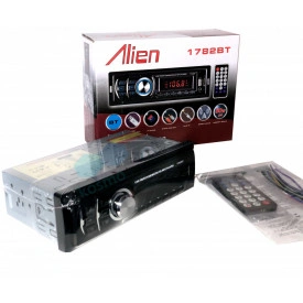 Radio Casetofon Auto 1DIN 1782BT 4*45W, Bluetooth USB AUX Car Kit Telefon
