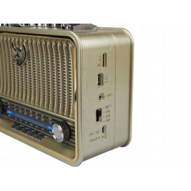 Radio FM/AM/SW cu Bluetooth, stick USB, card SD, KEMAI MD-1908 - Img 3