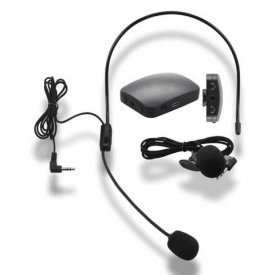 Set lavaliera receptor wireless, headset si microfon de prins pe haina