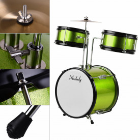 Set tobe copii cu 5 piese, Scaun reglabil pe inaltime, Snare drum 10" - Img 4
