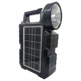 Sistem solar CL-810, Lanterna si 3 becuri LED, Difuzor Bluetooth, Powerbank USB, Panou fotovoltaic - Img 3