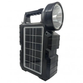 Sistem solar CL-810, Lanterna si 3 becuri LED, Difuzor Bluetooth, Powerbank USB, Panou fotovoltaic - Img 3