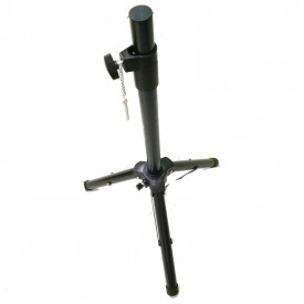 Stativ trepied de boxa pentru gaura difuzor standard Ø35mm, Reglabil 100-175cm, Suport boxe max 15kg - Img 1