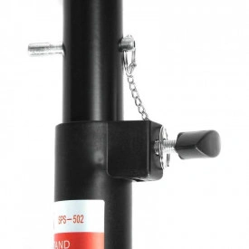 Suport Boxa 90 - 180 CM cu flansa detasabila, max 20KG, Stativ difuzor Teava Ø35mm, Trepied antena Negru - Img 2