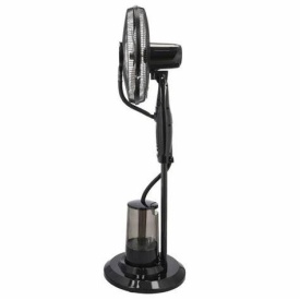 Ventilator pe roti cu pulverizator apa (rezervor 3L), 75W, 3 viteze, Timer, Swing