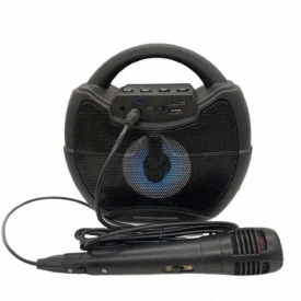 Boxa activa ZQS-1422 portabila + Microfon, Difuzor 5W 4", Bluetooth, USB, 1200mAh - Img 3