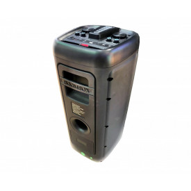 Boxa tip turn cu 2 x Difuzor 8 Inch 40W RMS, Wireless D2803, Lumini LED, Subwoofer - Img 5