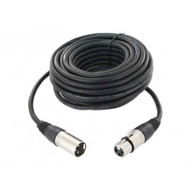 Cablu XLR 500cm Male-Female cu 3 pini Ecranat, Microfon / Lumini DMX
