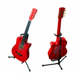 Chitara acustica 6 corzi + Suport podea reglabil GEWA, Ideala pentru incepatori 3/4-4/4