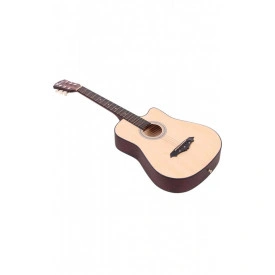 Chitara Acustica Exersat 4/4 96Cm 38" + Curea umar + 6 Corzi Metalice rezerva + Pana - Img 2