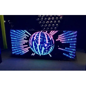 Display 100 x 50 cm Ecran LED P3.91 Fundal Scena DJ Party/Club/Petrecere, Reclama firma luminoasa vitrina - Img 4