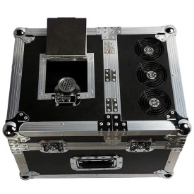 Haze Machine 600W, Aparat hazer abur ceata evidentiere jocuri lumini, Masina fum, Telecomanda - Img 4