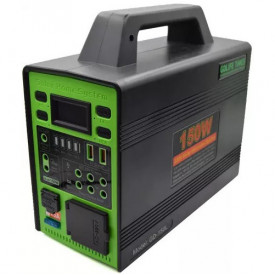 Kit sistem solar GD-150L, Invertor 220V 150W, Panou fotovoltaic 40W, 4x Becuri, 1x Proiector LED, Boxa Bluetooth, USB - Img 5