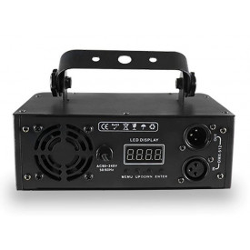 Laser, Proiectii multi-beam HK-500 RGB 150mW violet 100 mW rosu 250mW magenta - Img 2