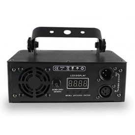 Laser, Proiectii multi-beam HK-500 RGB 150mW violet 100 mW rosu 250mW magenta - Img 2