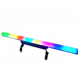 LED-BAR Multicolor 124 x Bec LED RGBW 5050, Ecran curbat, mat, 91CM, Senzor sunet, DMX In/Out - Img 2