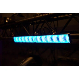 LED-BAR Sunstrip Amber 12x3W Blinder + 48 Becuri RGB Aural, 2 in 1 Wall Washer - Img 5