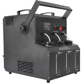 Masina dubla evenimente 3 in 1 fum usor + suflat baloane sapun + Lumini DMX LED RGB, Aparat efecte club 900W - Img 8