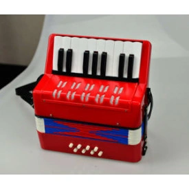 Mini acordeon + Chitara Ukulele 6 corzi, Pentru incepatori, copii 3-7 ani, exersat, initiere - Img 5