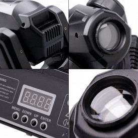 Moving head GOBO 60W LED CREE, Lumini scena DJ Club, Proiector LED 8 forme 8 culori - Img 7