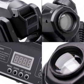 Moving head GOBO 60W LED CREE, Lumini scena DJ Club, Proiector LED 8 forme 8 culori - Img 7