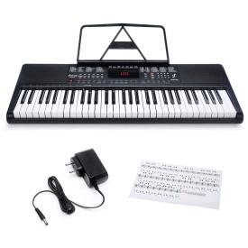 Orga electronica 61 clape + Casti bluetooth + Microfon, Pian electronic XTS-6188, USB, 200 tonuri - Img 4
