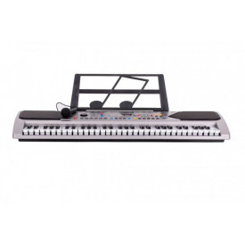 Orga electronica copii 61 clape + Stativ + Scaun + Microfon + Casti, USB, Radio, MQ-001 - Img 2