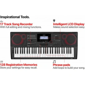Orga electronica CT-X3000 CASIO, 61 clape Touch Response - Img 2