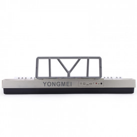 Orga electronica invatat 61 clape YM-823 + Stativ reglabil, USB, RCA, 100 ritmuri/tonuri - Img 2