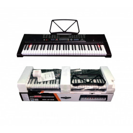 Orga electronica MK-2108 + Stativ reglabil + Scaun pian, 61 Clape ghidate LED, taste luminoase 5 octave, 255 Timbre, USB - Img 5