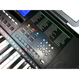 Orga electronica YM-8810, 61 clape Dinamice Touch-response, Afisaj claviatura, MIDI-PC, 500 Ritmuri/Timbre - Img 5
