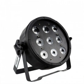 Par LED 9 x 10W RGB, Party lights, Mufa DMX IN/OUT - Img 2