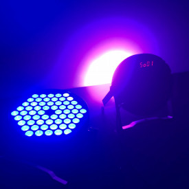 PAR-LED Slim 54x3W RGB Full Color, Jocuri lumini, Proiector evenimente, Club lights DJ - Img 2