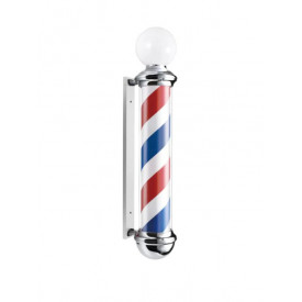Semn frizerie Barbershop 111cm, Reclama luminoasa LED, Barber pole rotativ