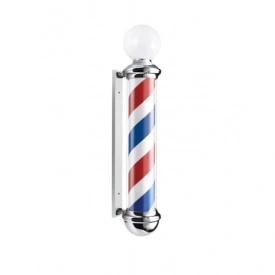 Semn frizerie Barbershop 111cm, Reclama luminoasa LED, Barber pole rotativ