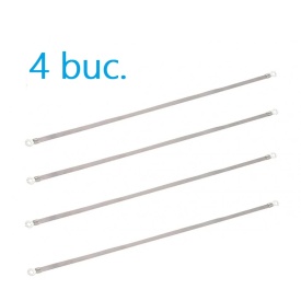 Set 4 bucati x rezerva nichelina 40cm + Panza teflonata, Rezerve aparat sigilat lipit pungi plastic ppoe PFS-300 FS-400