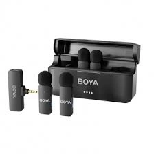 Set 4 lavaliere wireless ultra-compacte BOYA, Microfoane tip lavaliera fara fir
