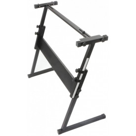 Stativ tip Z Universal + Scaun pian pliabil, Suport metalic orga electronica cu Inaltime reglabila - Img 2
