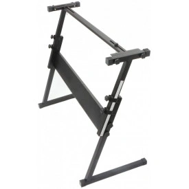 Stativ tip Z Universal + Scaun pian pliabil, Suport metalic orga electronica cu Inaltime reglabila - Img 2