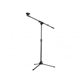 Stativ trepied microfon, Suport podea basic, Inaltime reglabila 90-190cm - Img 2