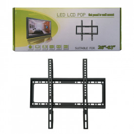 Suport fix pentru perete, Stativ ecran monitor televizor, Cadru TV, VESA 400mm, Universal - Img 1