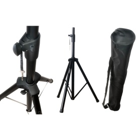 Suport trepied premium + Husa, Reglabil 100-190cm Alien AN-S1, Stativ boxa max 25KG - Img 1