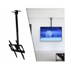 Suport TV Brat Agatat Tavan Perete 46 - 88 CM, Stativ Telescopic Monitor Televizor Articulat 30KG - Img 4