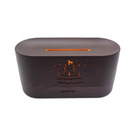 Umidificator si difuzor de arome tip Lampa Veghe LED, Aromaterapie, Aparat abur uleiuri esentiale - Img 4