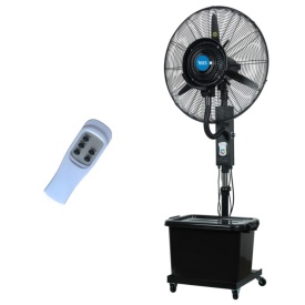 Ventilator mare cu pulverizare apa Terasa / Bar, Palete 30CM, Telecomanda