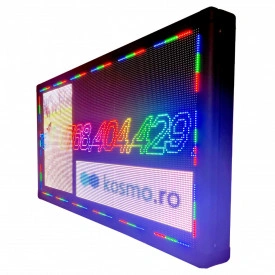 100x55 CM Panou LED P5 Redare Video Reclama Firma Luminoasa Promovare Afacere (192x96 pixeli) - Img 5