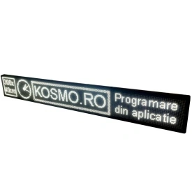 300x40 CM Firma luminoasa reclama LED exterior programabila (288x32 pixeli LED P10)