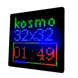 40x40CM Firma luminoasa color LED p10 RGB programabila aplicatie telefon - Img 3