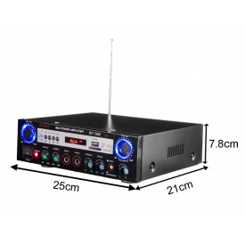 Amplificator 50W cu Bluetooth BT-7388 Teli, USB, Delay, Echo - Img 5
